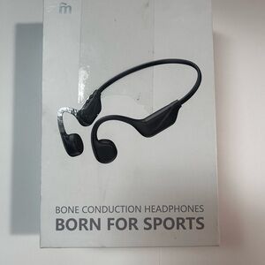 Black Bone Conduction Headphones